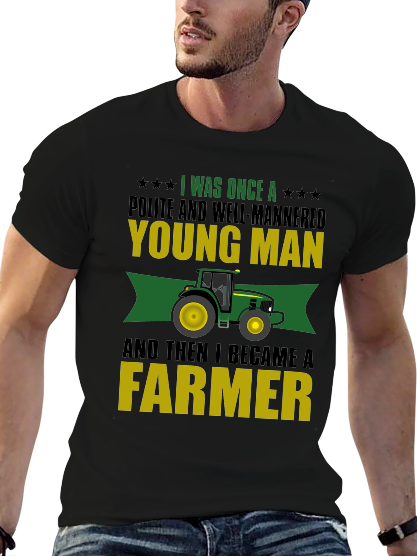 Farmer T-Shirt: Young Man to Farmer Tee