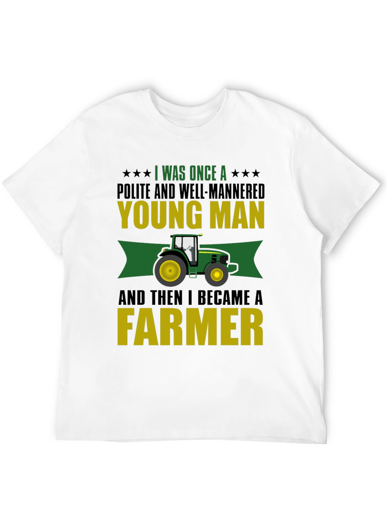 Farmer T-Shirt: Young Man to Farmer Tee