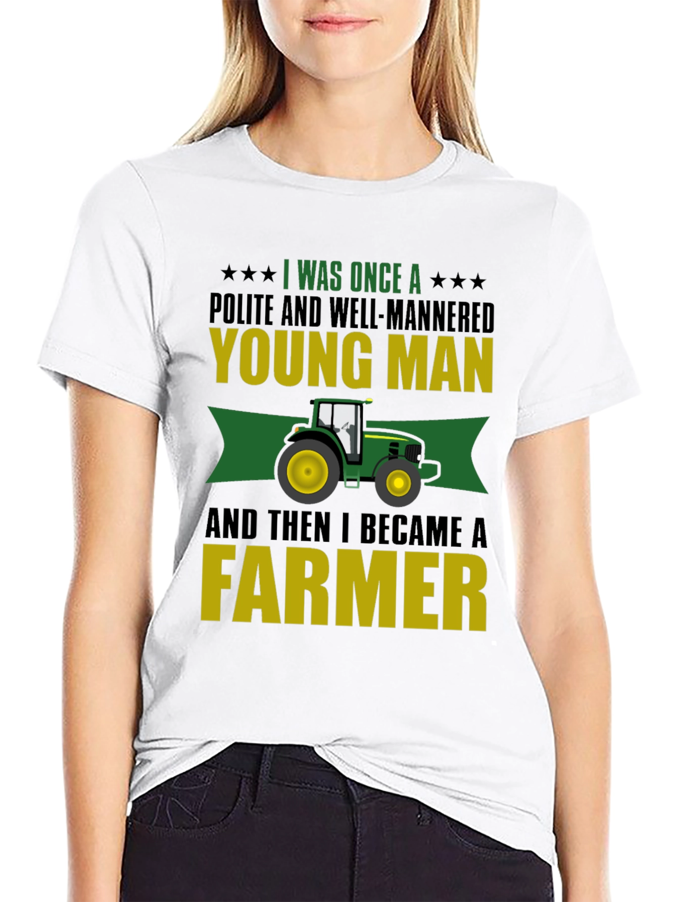 Farmer T-Shirt: Young Man to Farmer Tee