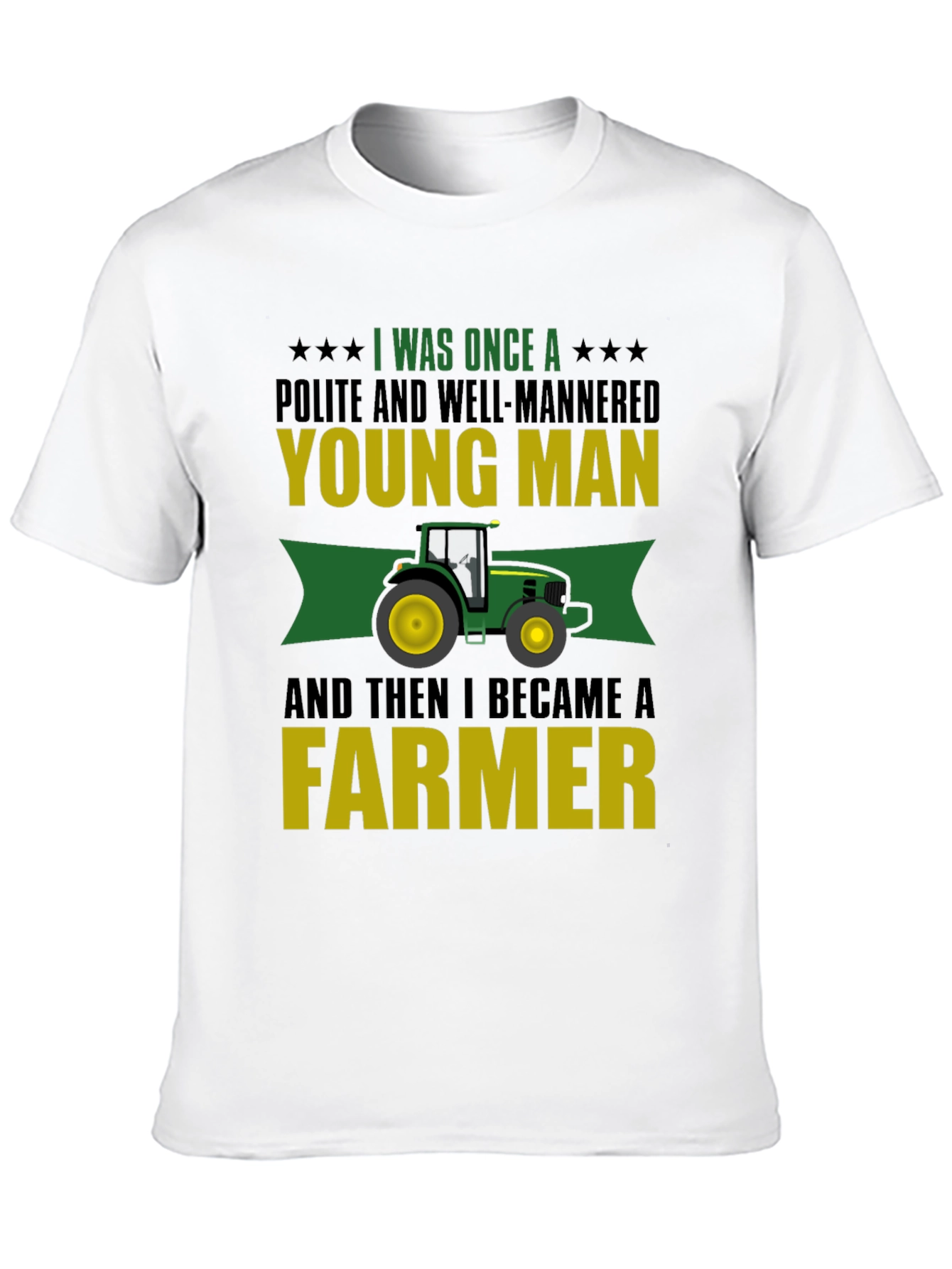 Farmer T-Shirt: Young Man to Farmer Tee