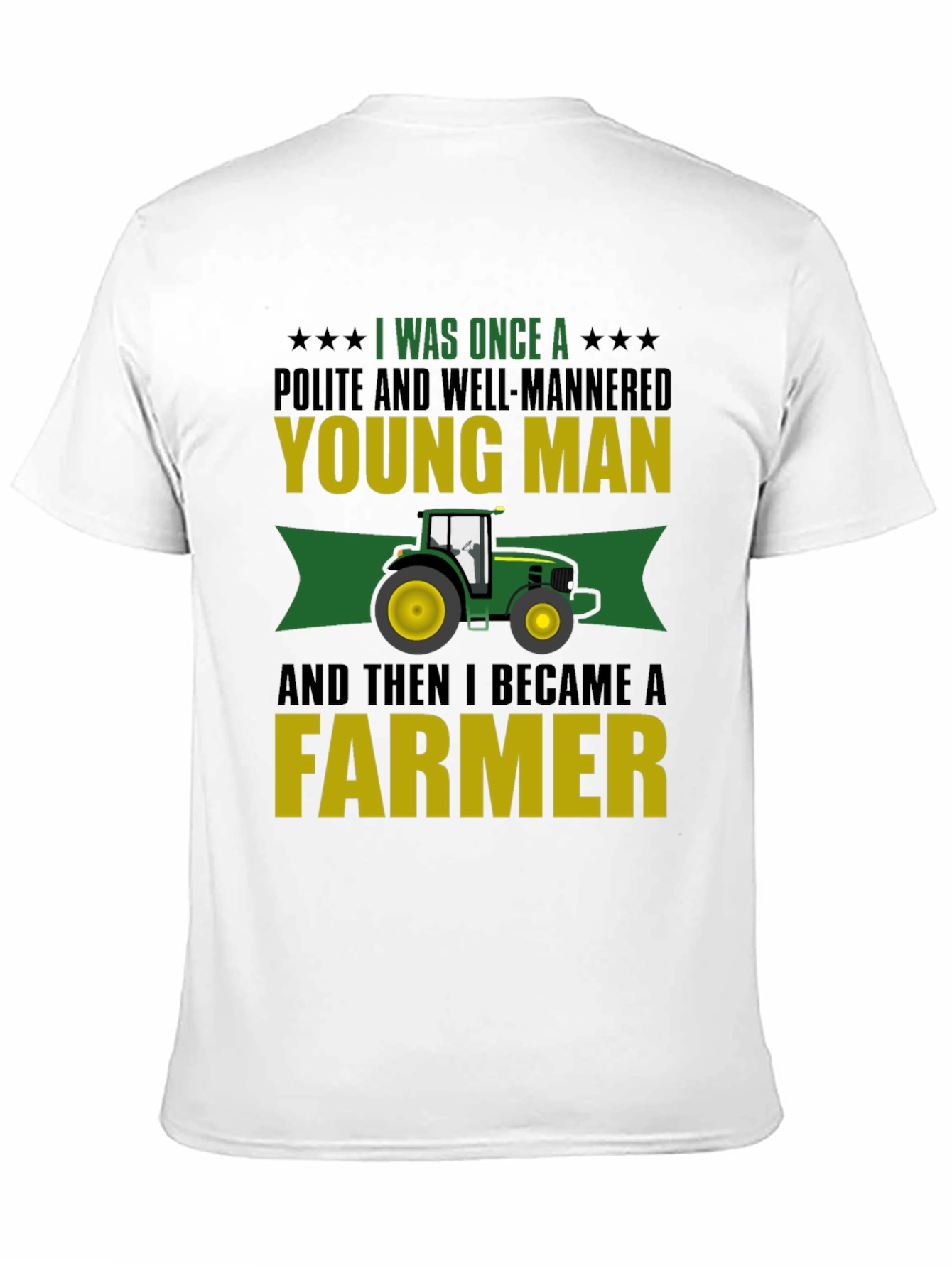 Farmer T-Shirt: Young Man to Farmer Tee
