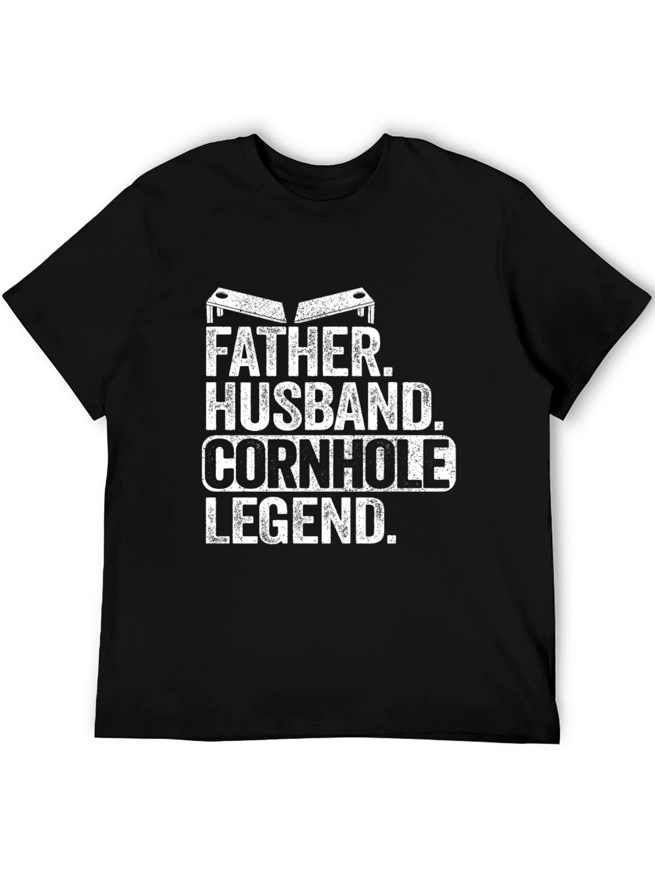 Father Husband Cornhole Legend T-Shirt