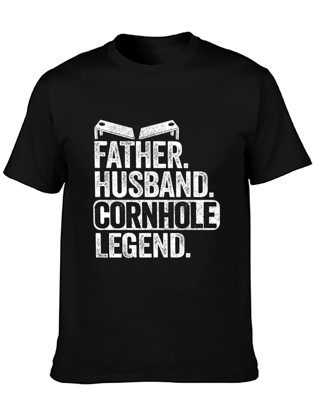 Father Husband Cornhole Legend T-Shirt