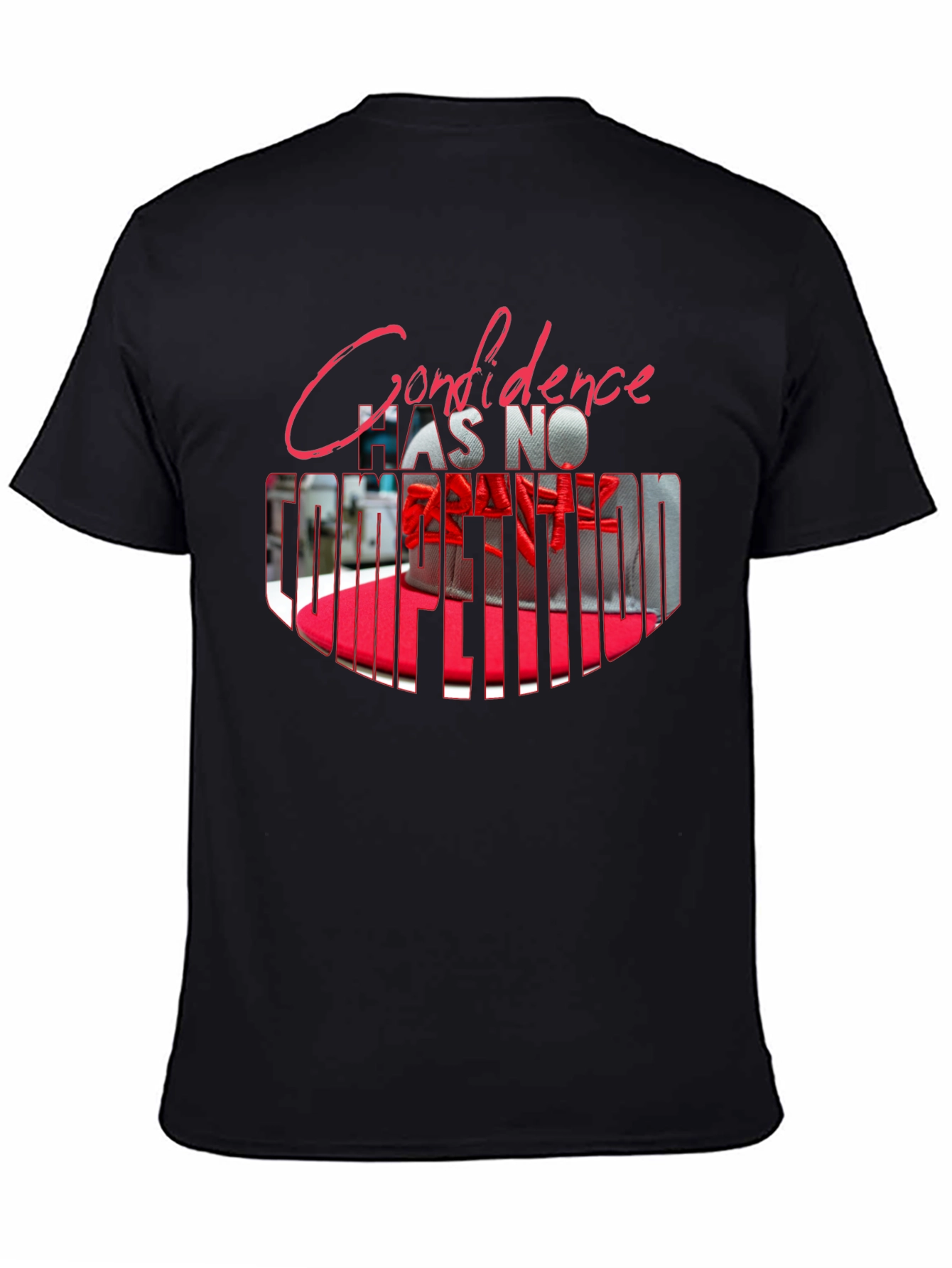 Confidence T-Shirt - Mens Black Graphic Tee