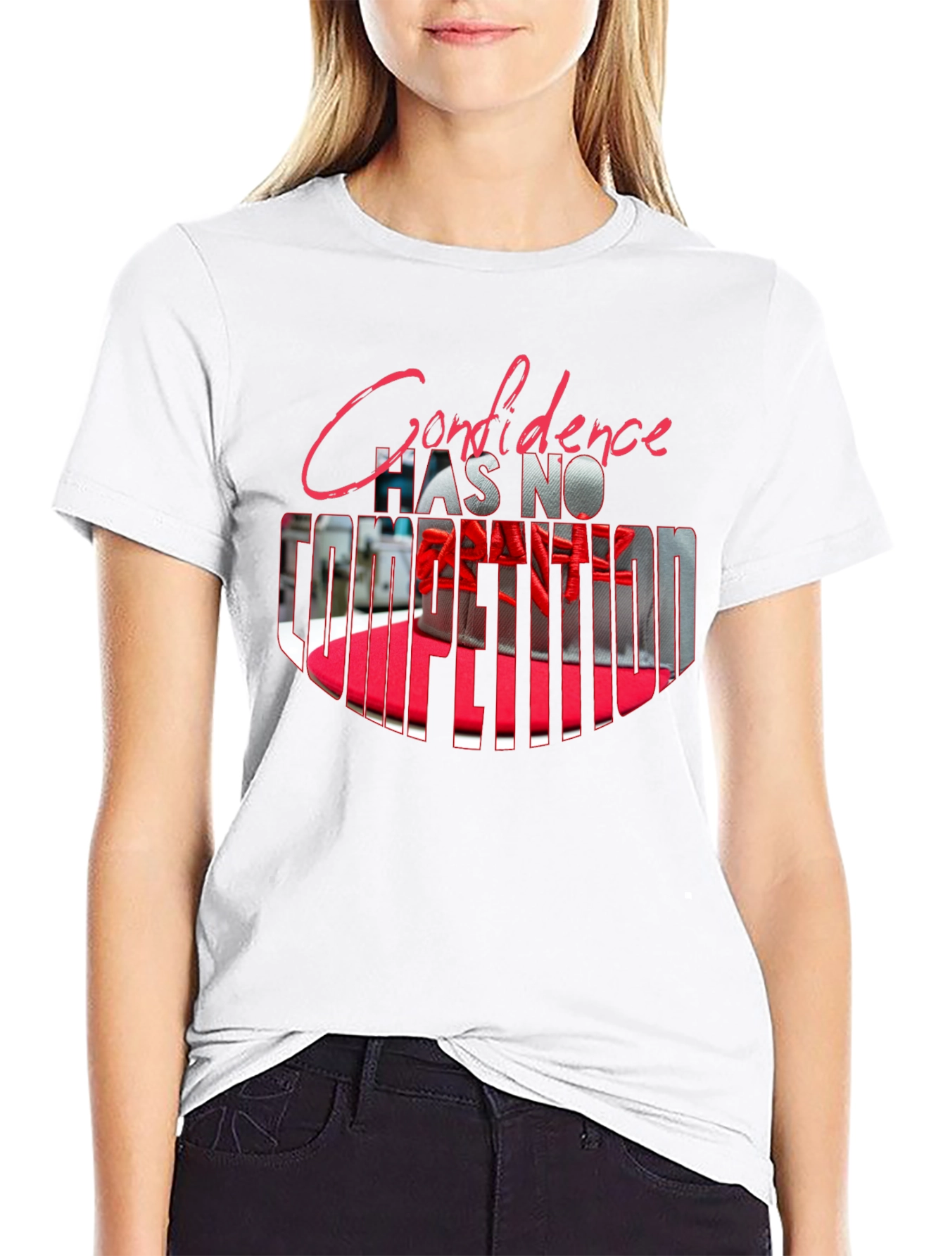 Confidence T-Shirt - Mens Black Graphic Tee