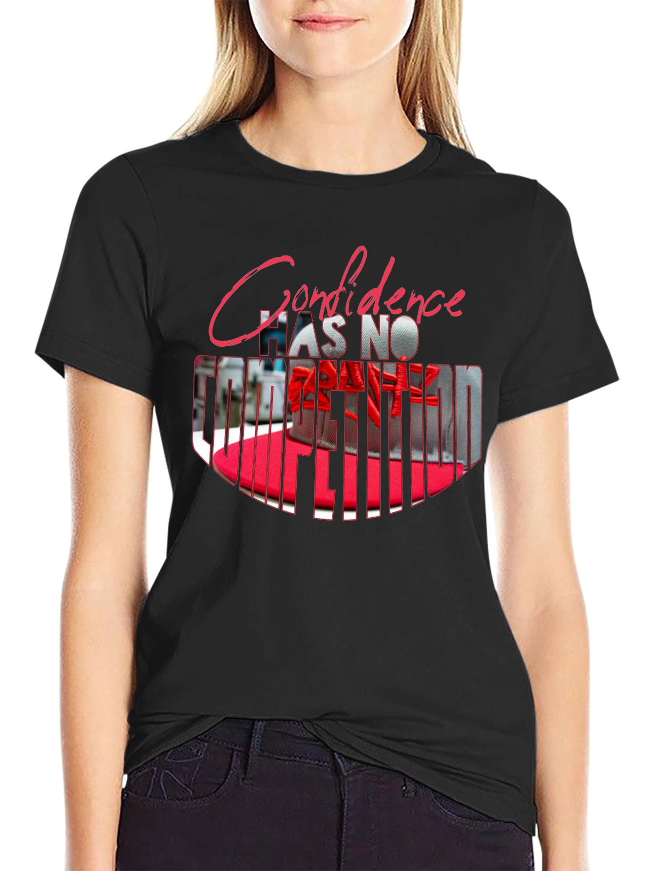 Confidence T-Shirt - Mens Black Graphic Tee