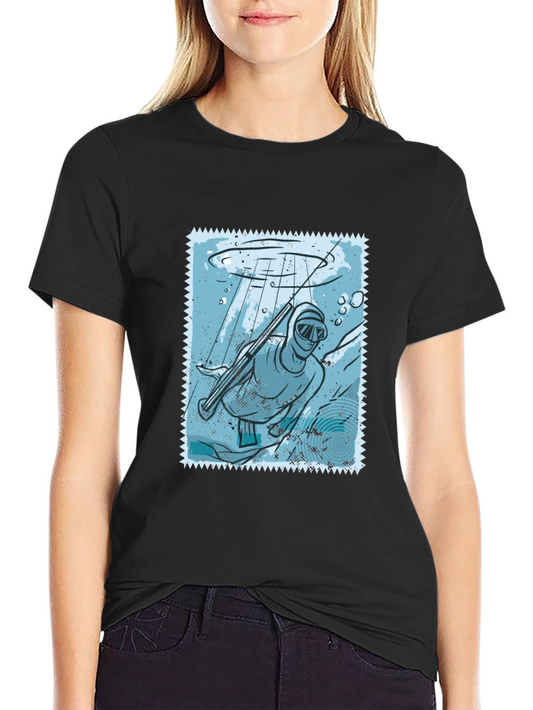 Spearfishing Stamp Tee - Black
