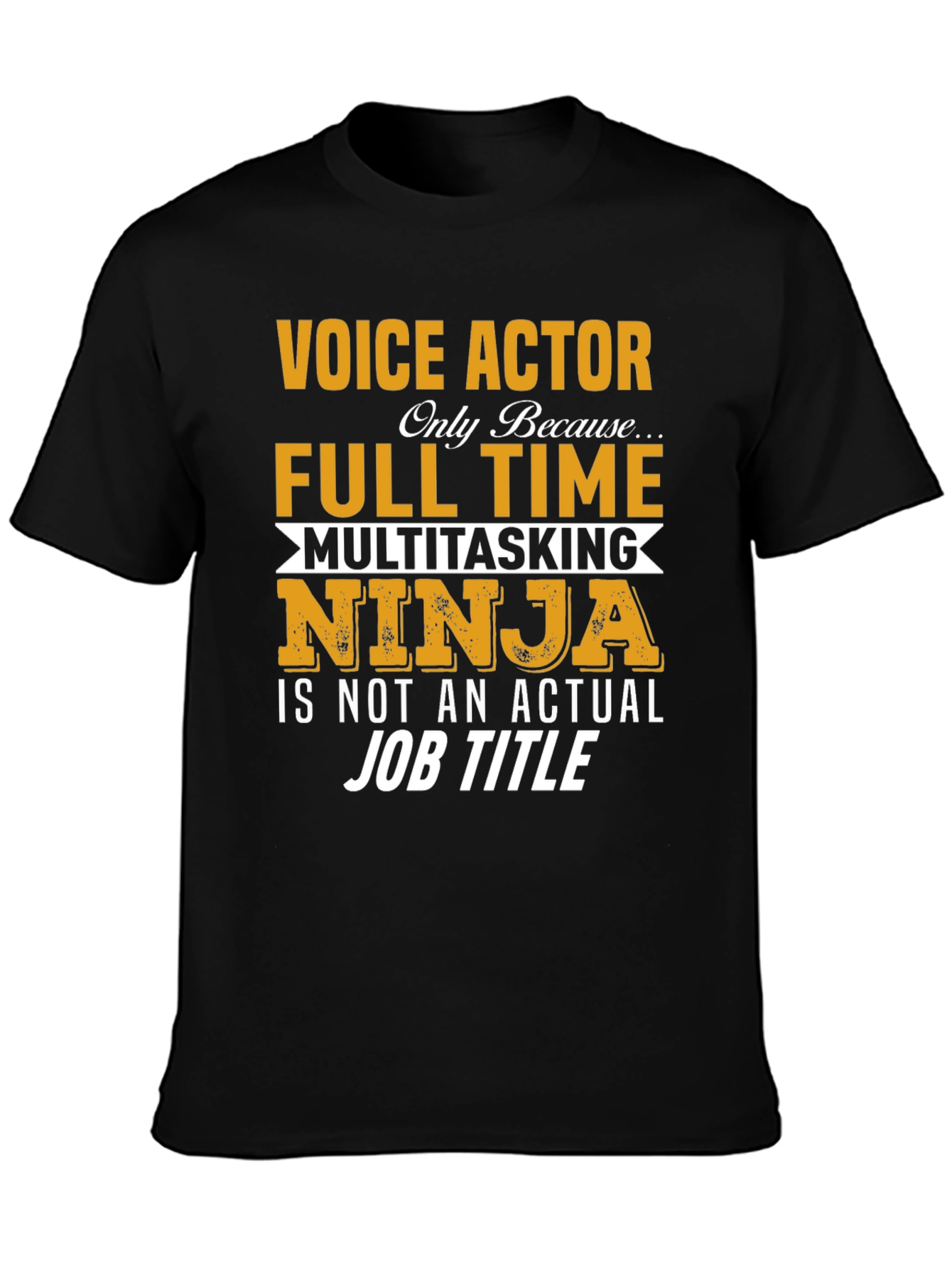 Voice Actor Multitasking Ninja T-Shirt