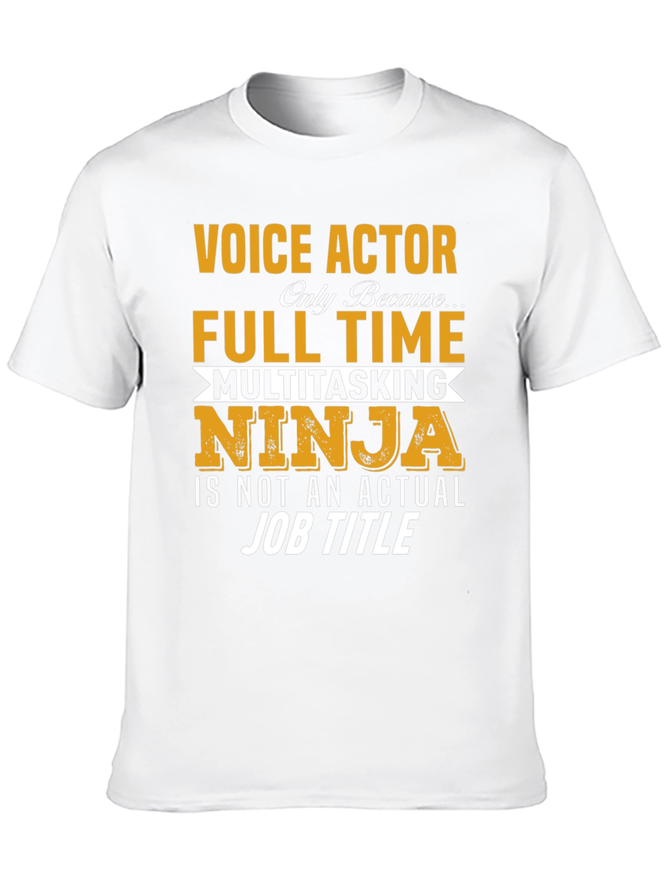 Voice Actor Multitasking Ninja T-Shirt