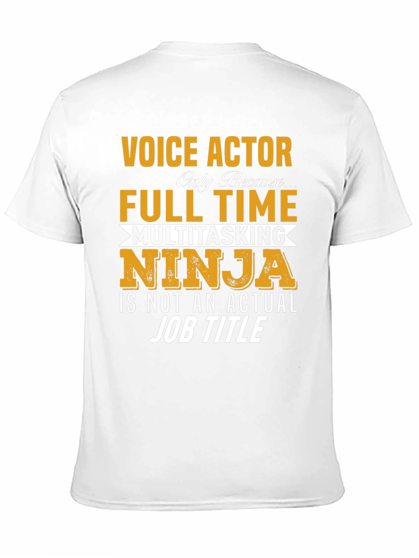 Voice Actor Multitasking Ninja T-Shirt