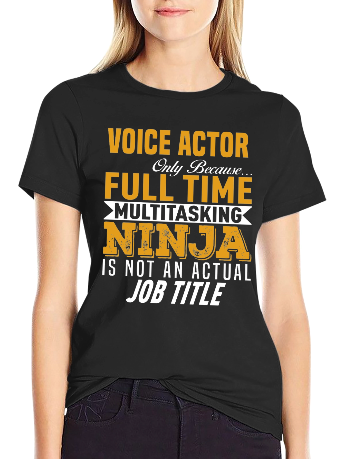 Voice Actor Multitasking Ninja T-Shirt