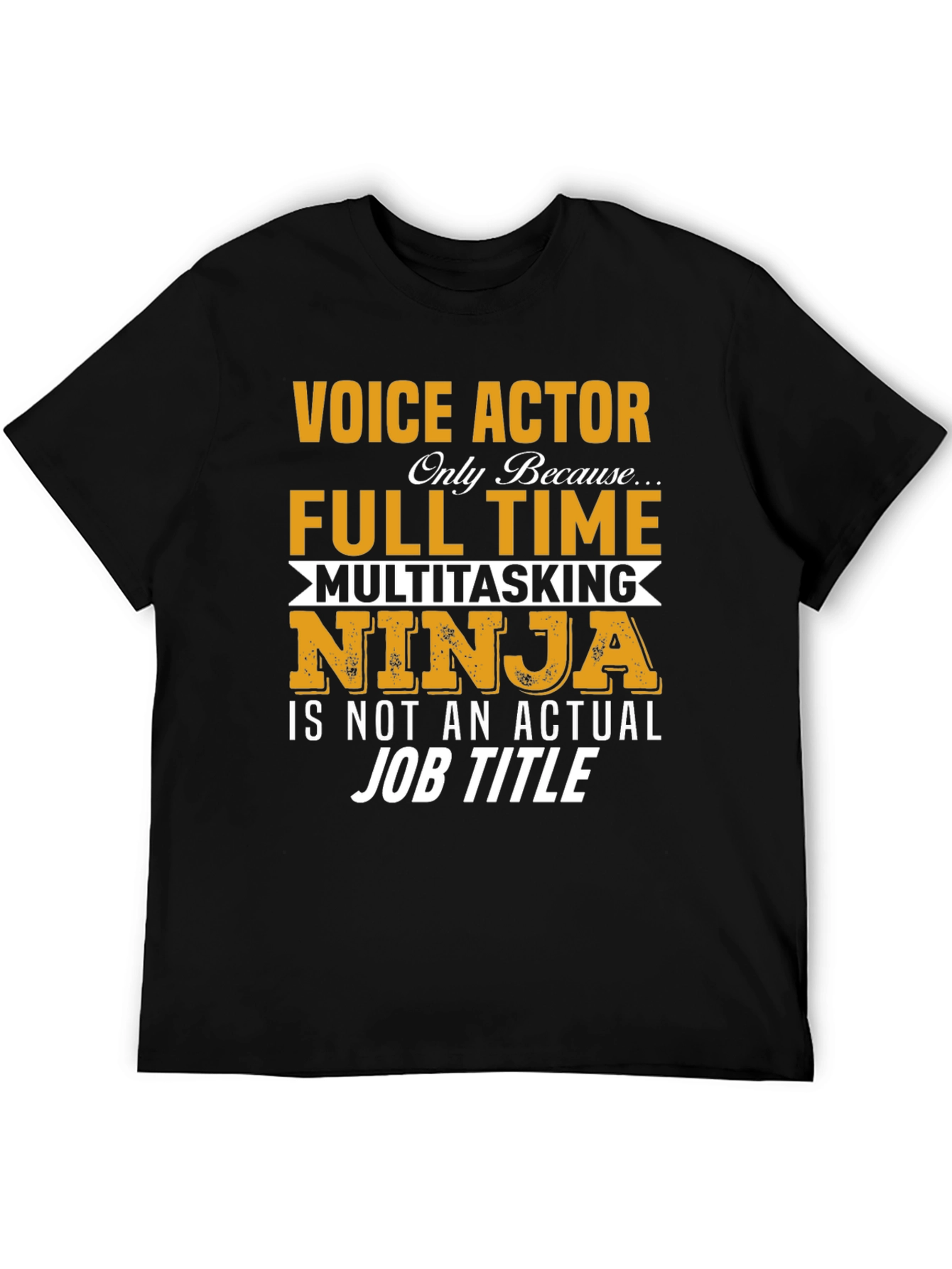 Voice Actor Multitasking Ninja T-Shirt