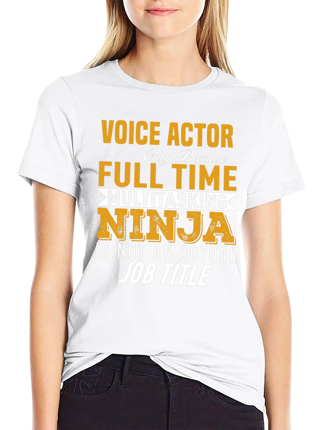 Voice Actor Multitasking Ninja T-Shirt