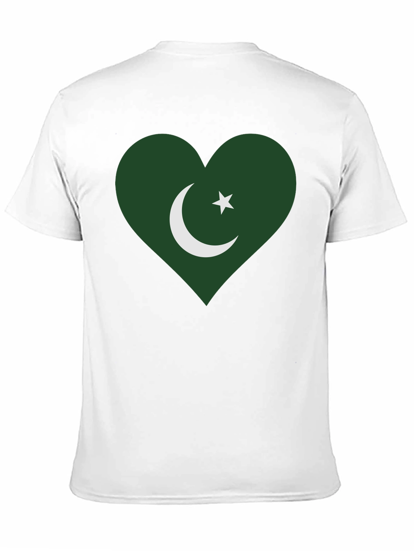 Pakistan Flag Heart T-Shirt