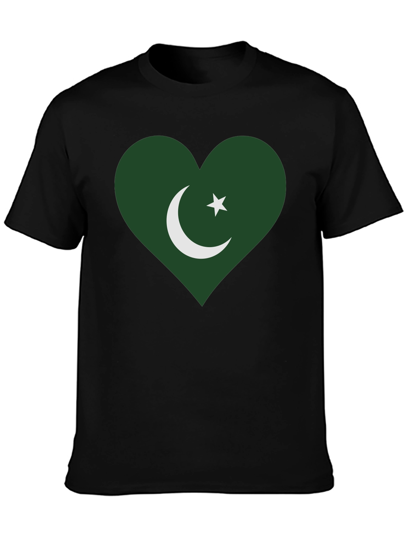 Pakistan Flag Heart T-Shirt
