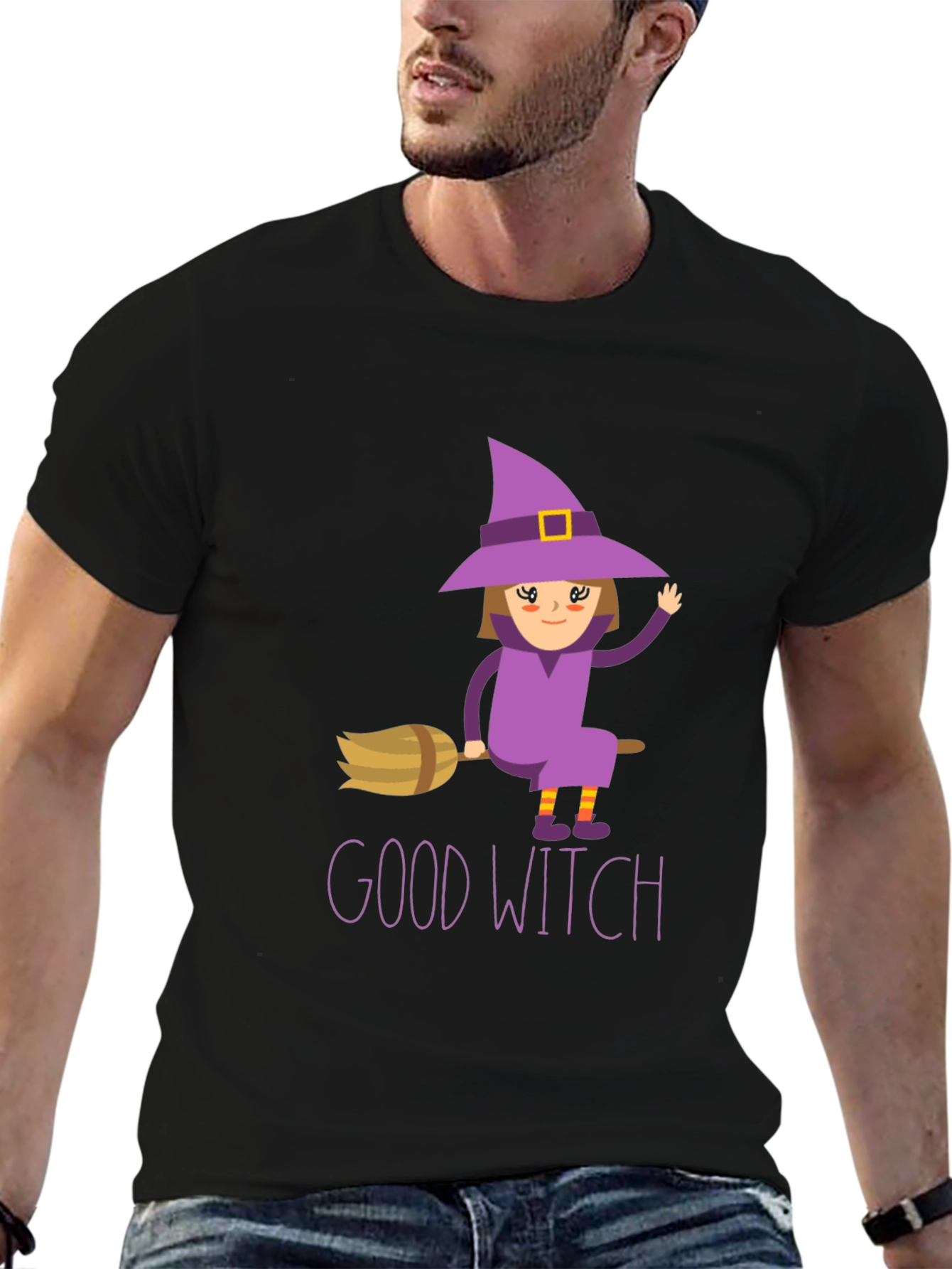 Good Witch Graphic Tee - Halloween Apparel