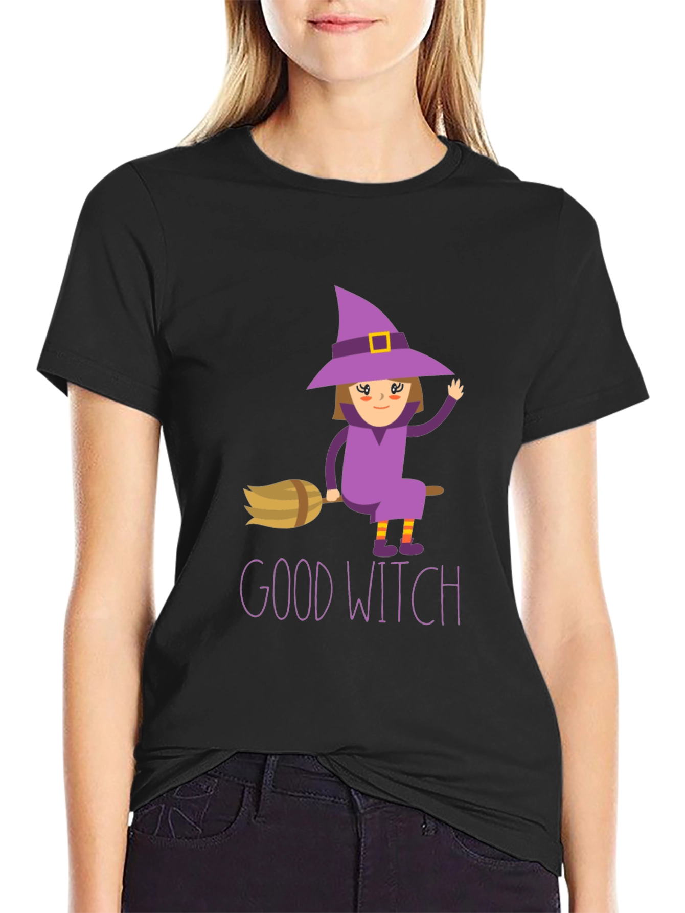 Good Witch Graphic Tee - Halloween Apparel