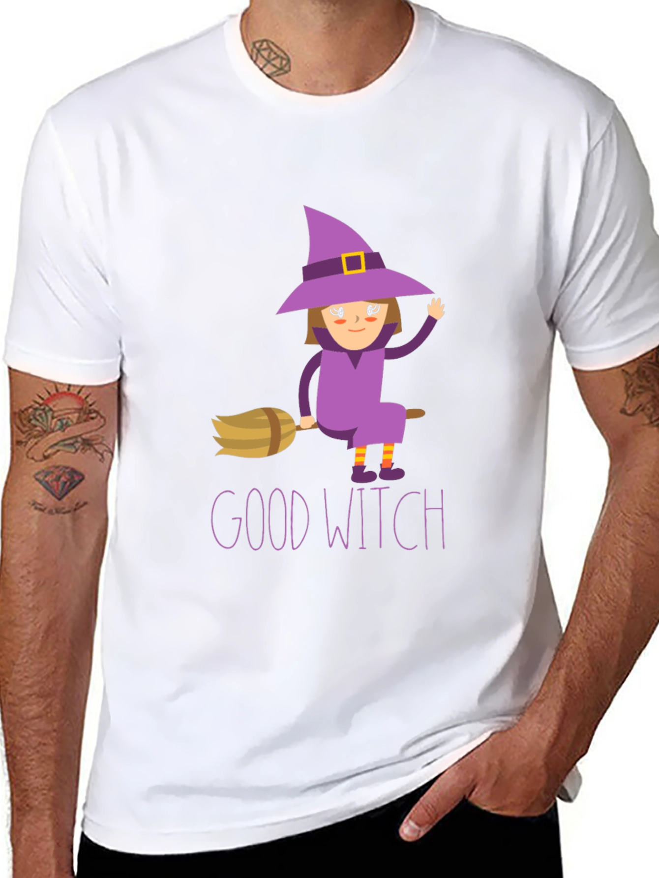 Good Witch Graphic Tee - Halloween Apparel
