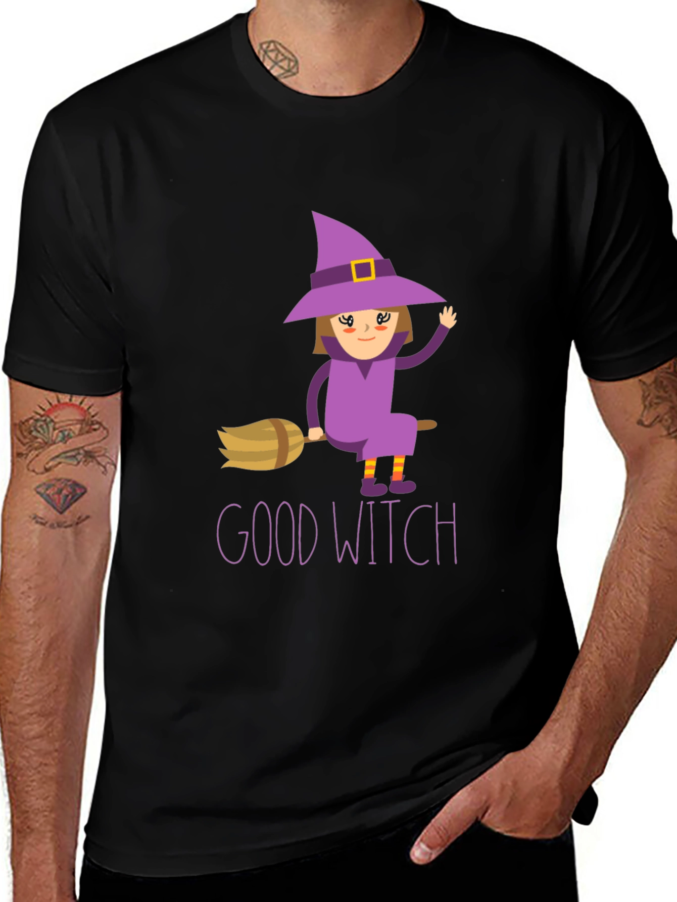 Good Witch Graphic Tee - Halloween Apparel