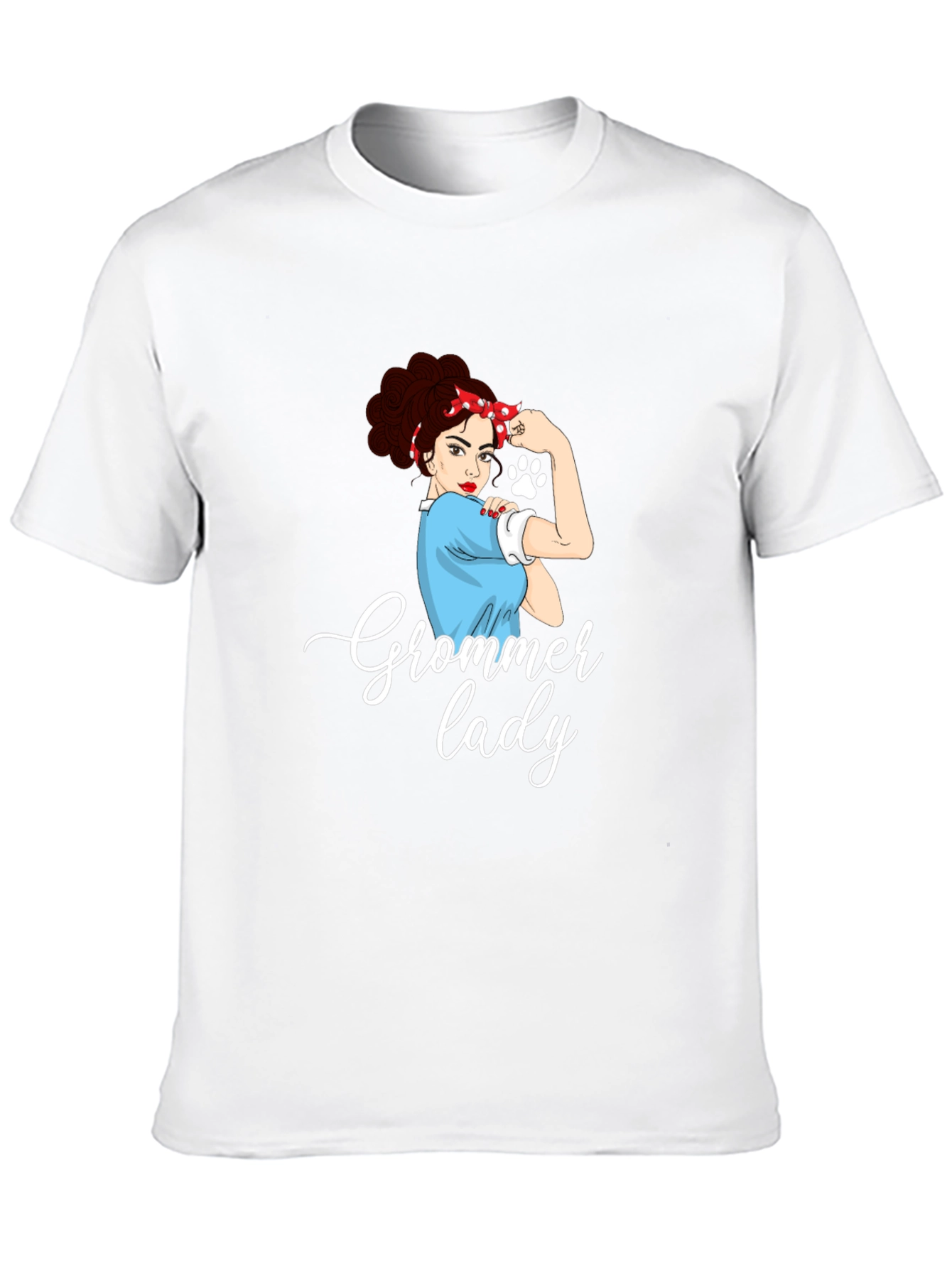 Groomer Lady T-Shirt - Empowered Pet Lovers Tee