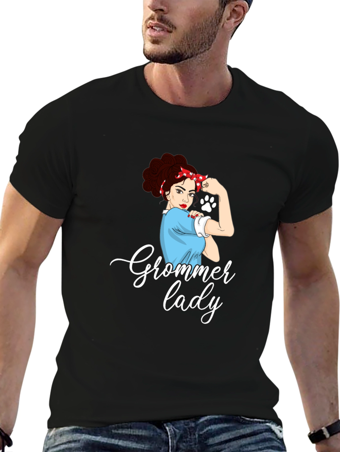 Groomer Lady T-Shirt - Empowered Pet Lovers Tee