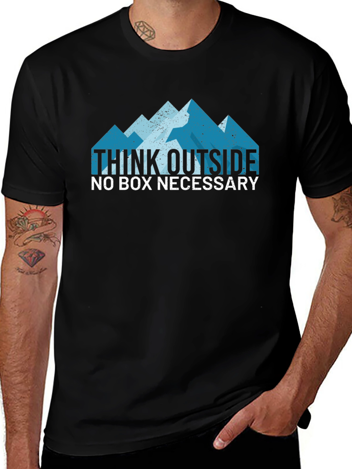 Think Outside the Box Graphic Tee