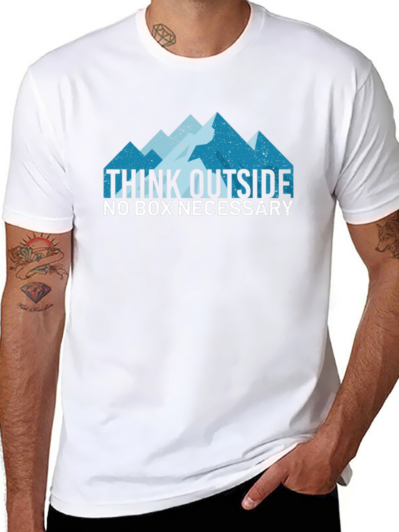 Think Outside the Box Graphic Tee