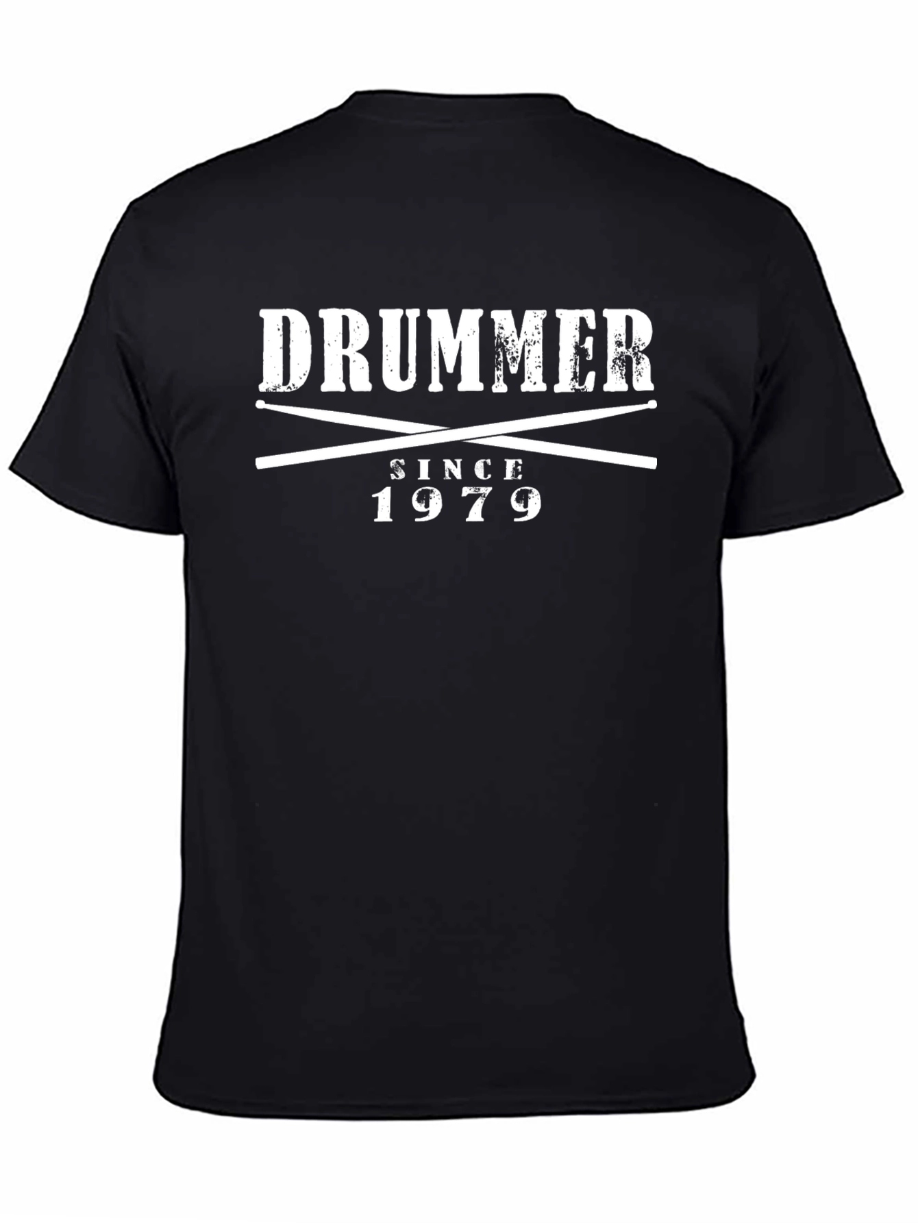 Drummer Since 1979 Black T-Shirt