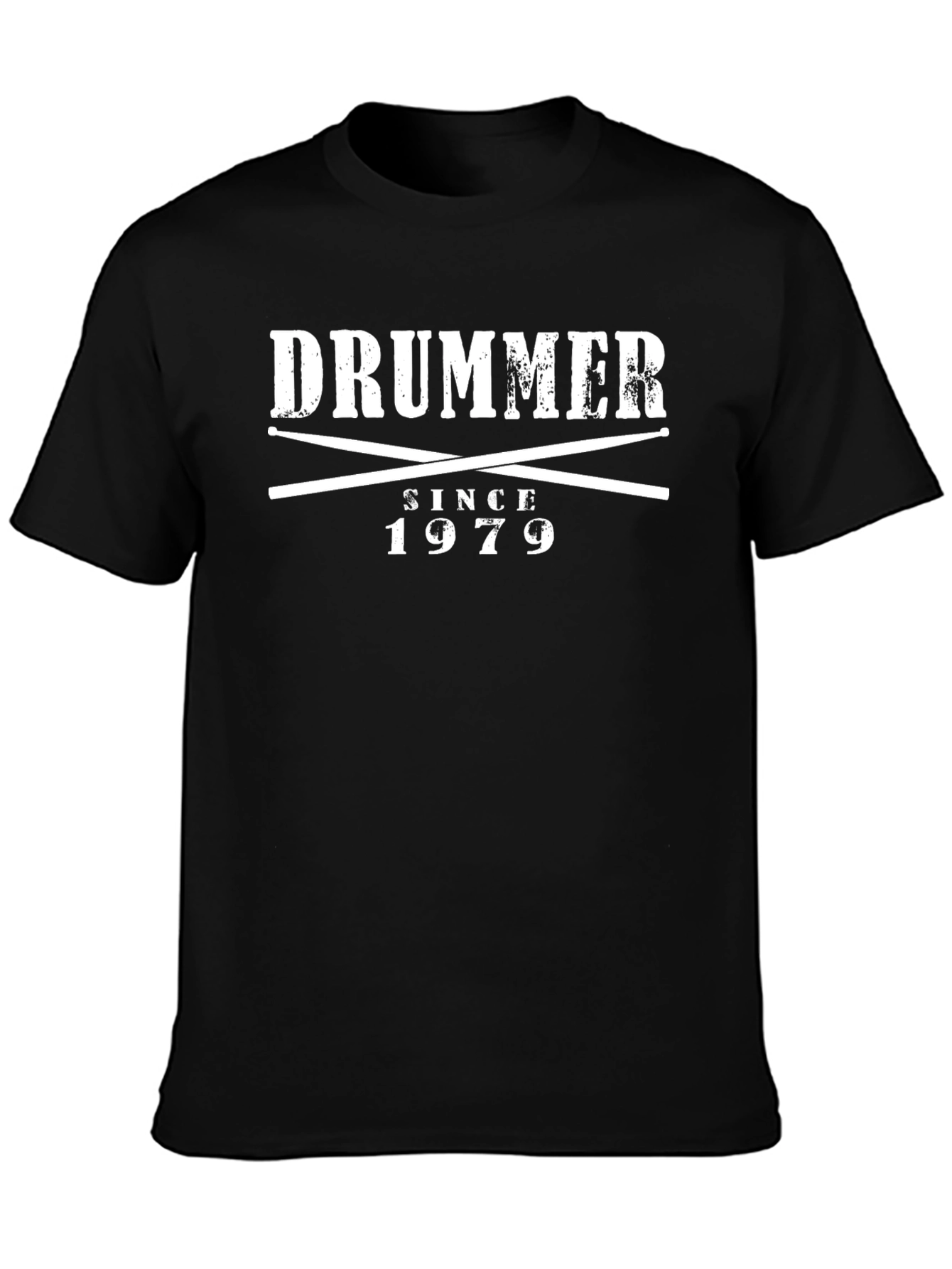 Drummer Since 1979 Black T-Shirt
