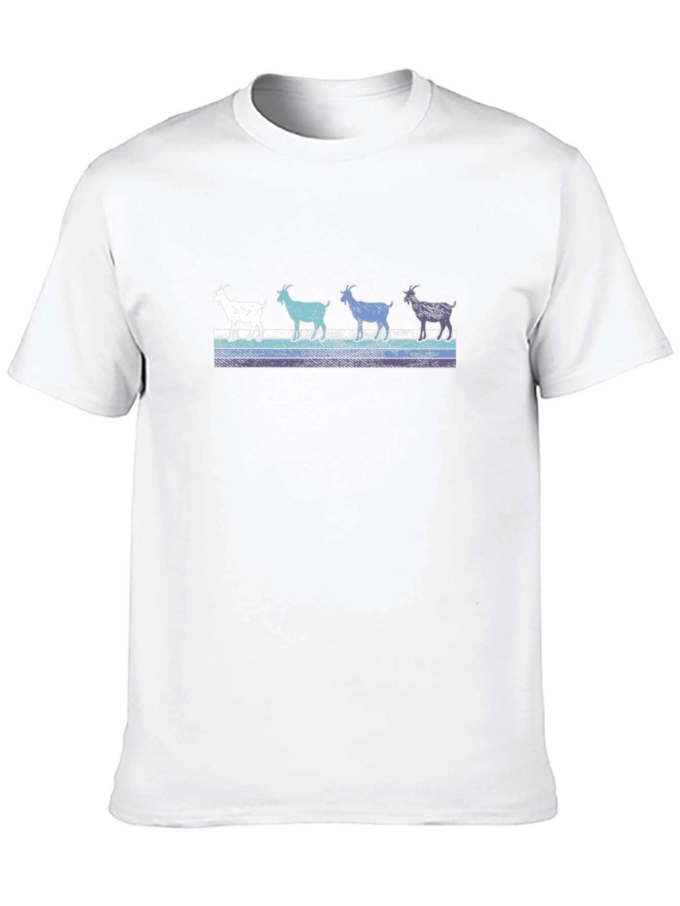 Retro Goat Parade Graphic Tee