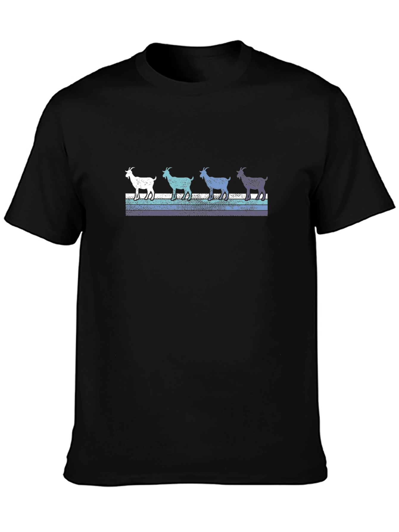 Retro Goat Parade Graphic Tee