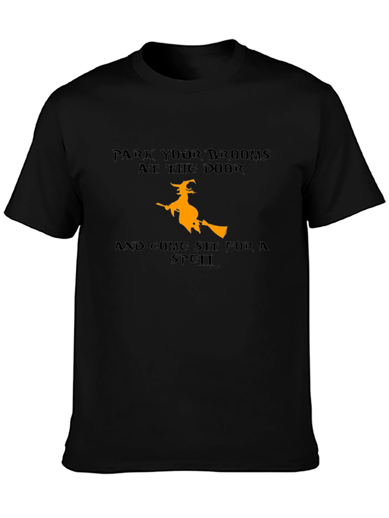 Halloween Witch Broom T-Shirt
