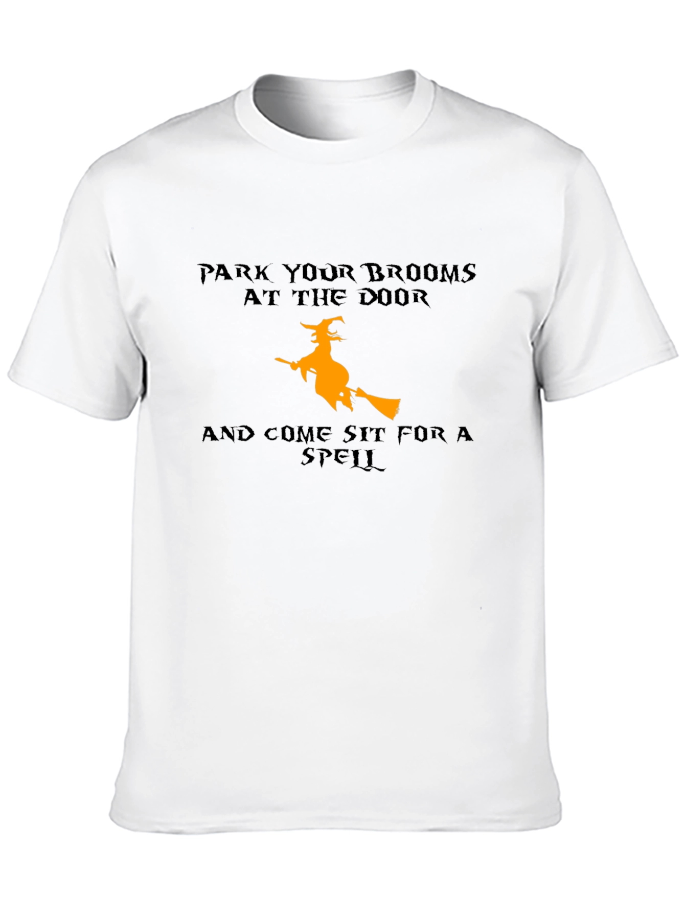 Halloween Witch Broom T-Shirt