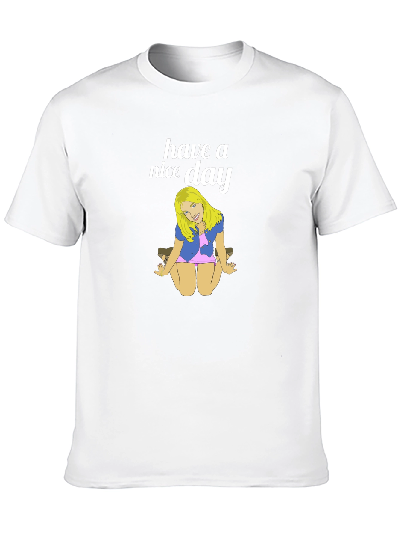 Have A Nice Day Cartoon Tee