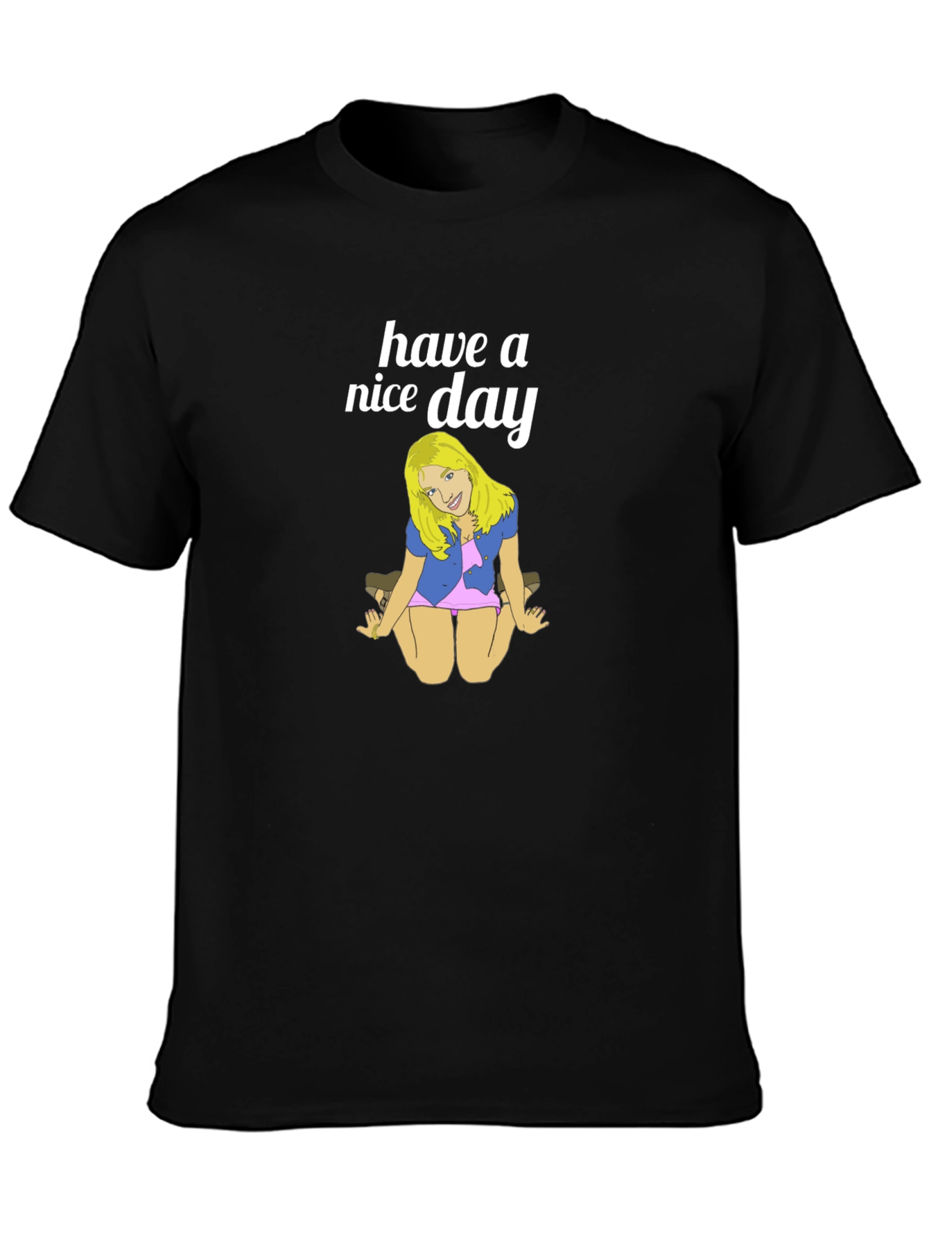 Have A Nice Day Cartoon Tee