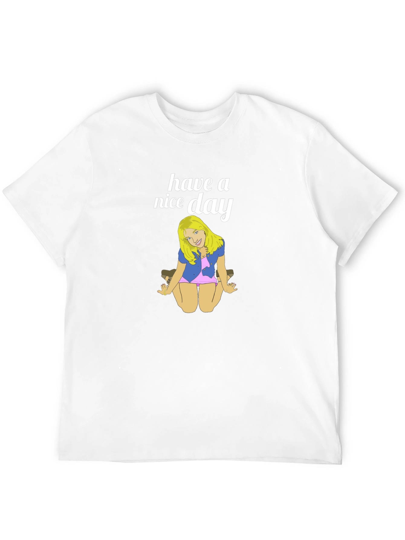 Have A Nice Day Cartoon Tee