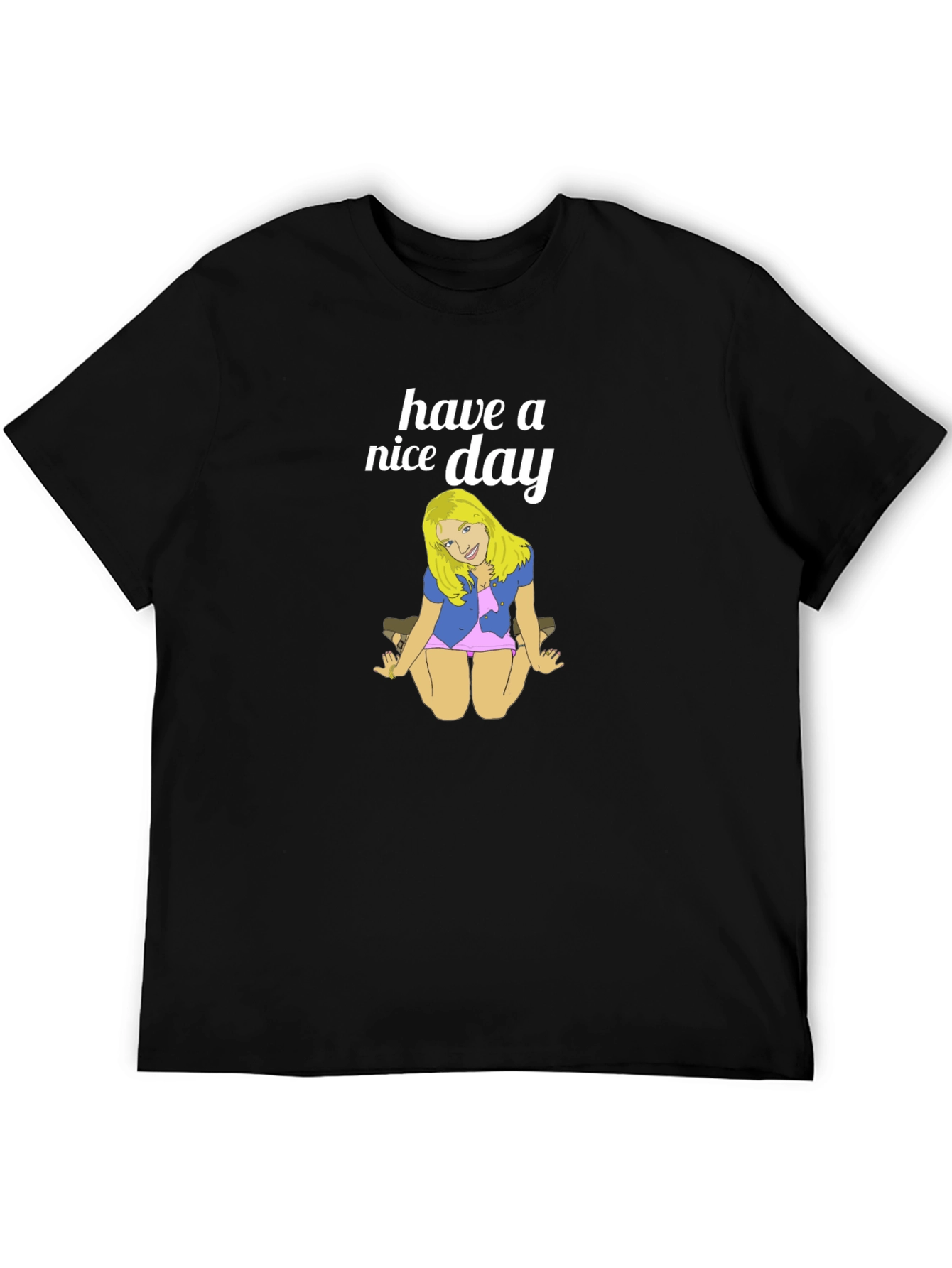 Have A Nice Day Cartoon Tee