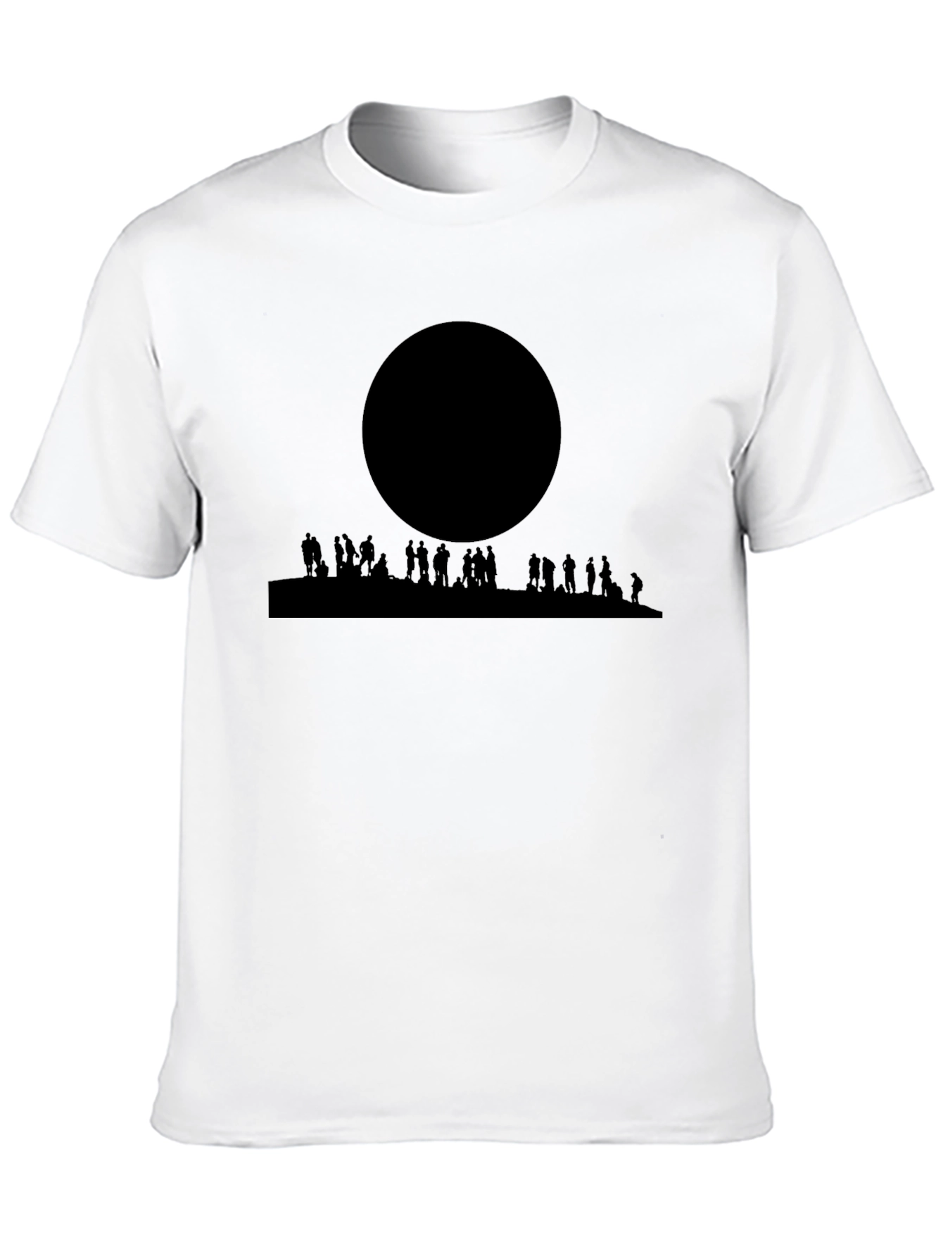 Eclipse Silhouette T-Shirt - Black Graphic Tee