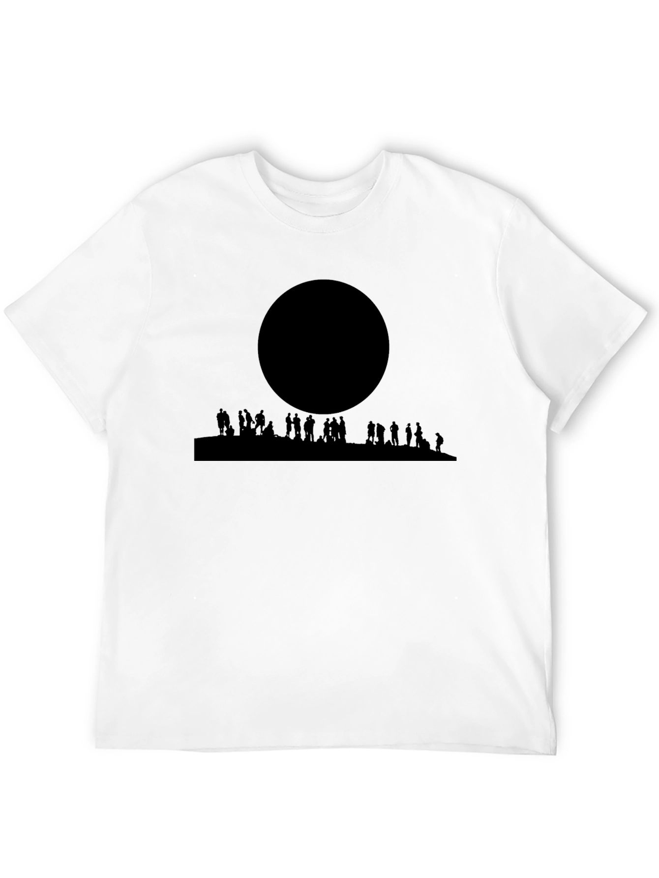 Eclipse Silhouette T-Shirt - Black Graphic Tee