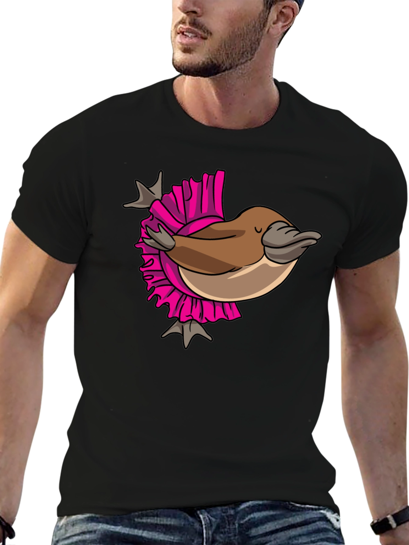 Funny Platypus T-Shirt - Quirky Cartoon Design