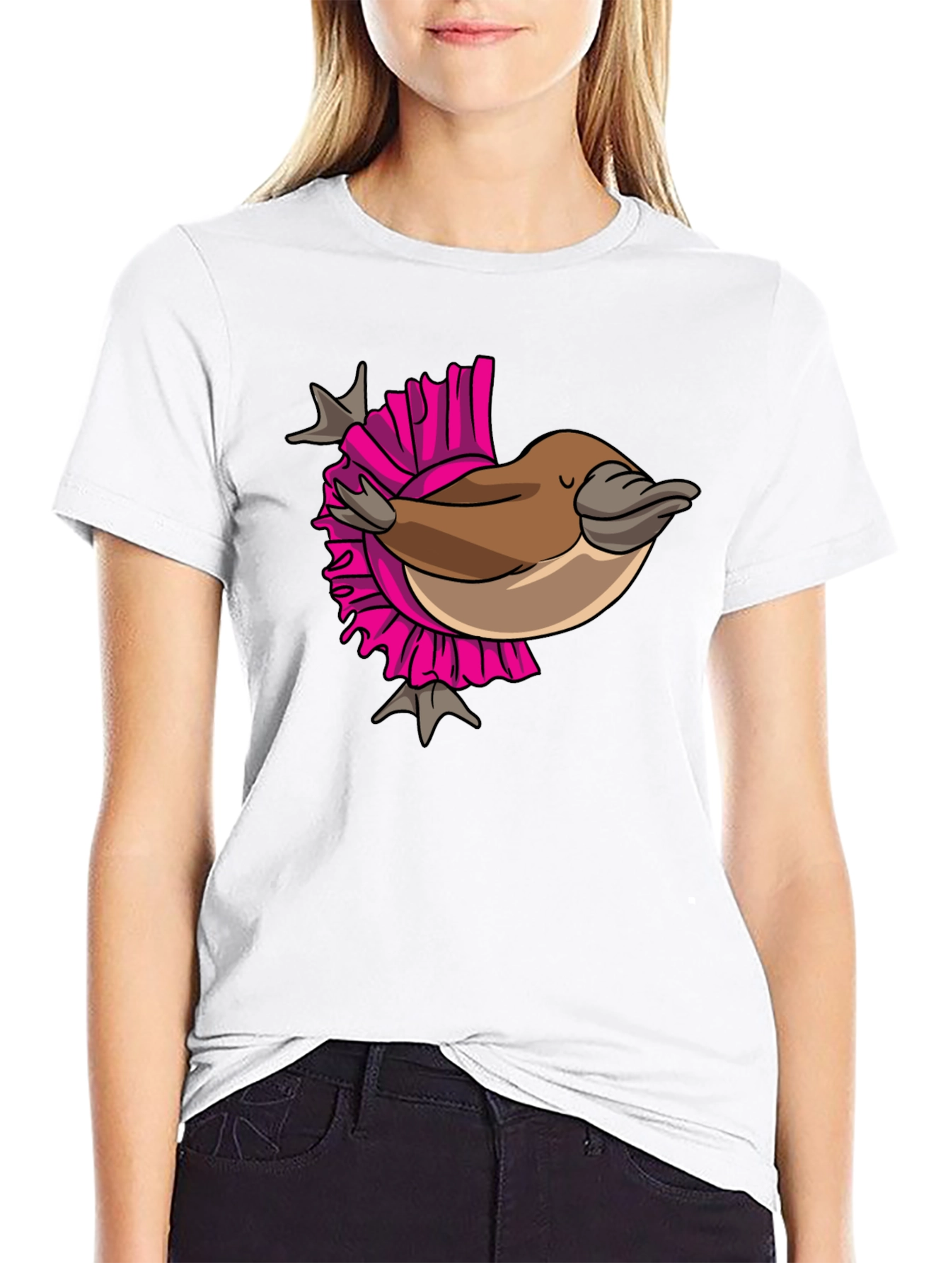 Funny Platypus T-Shirt - Quirky Cartoon Design
