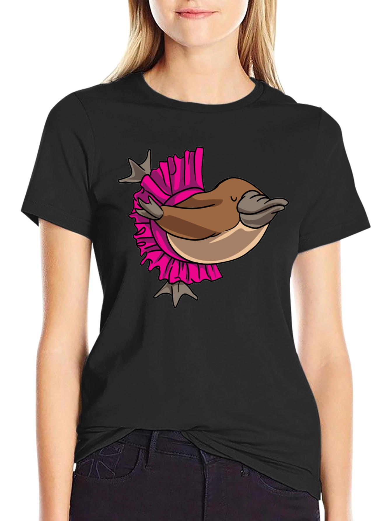 Funny Platypus T-Shirt - Quirky Cartoon Design