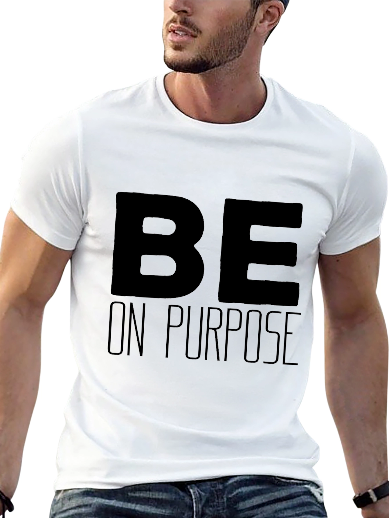 Be On Purpose Graphic Tee - Black