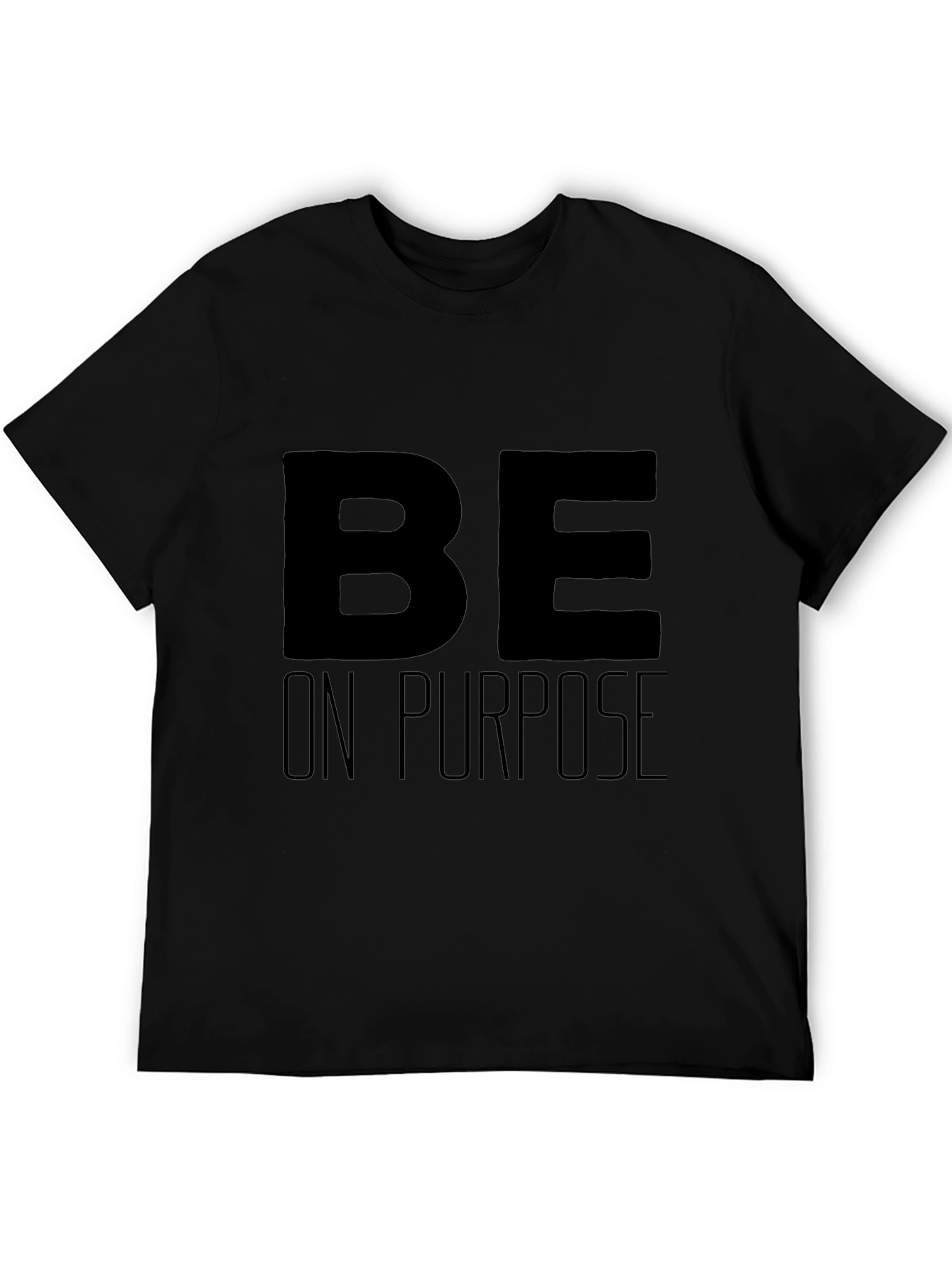Be On Purpose Graphic Tee - Black
