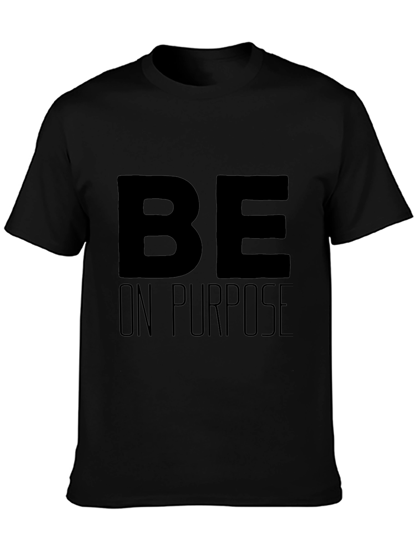 Be On Purpose Graphic Tee - Black