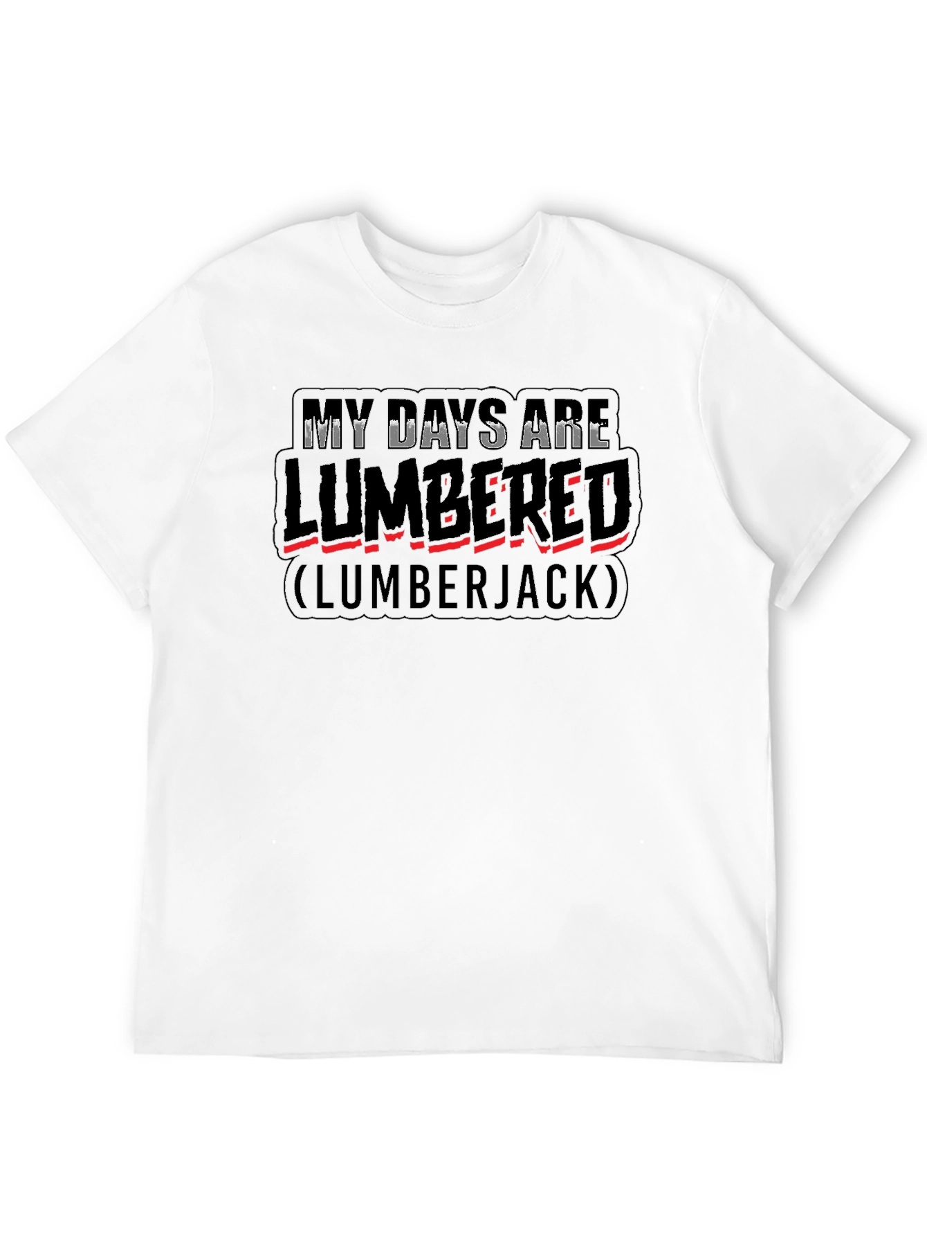 Lumbered Lumberjack Graphic T-Shirt