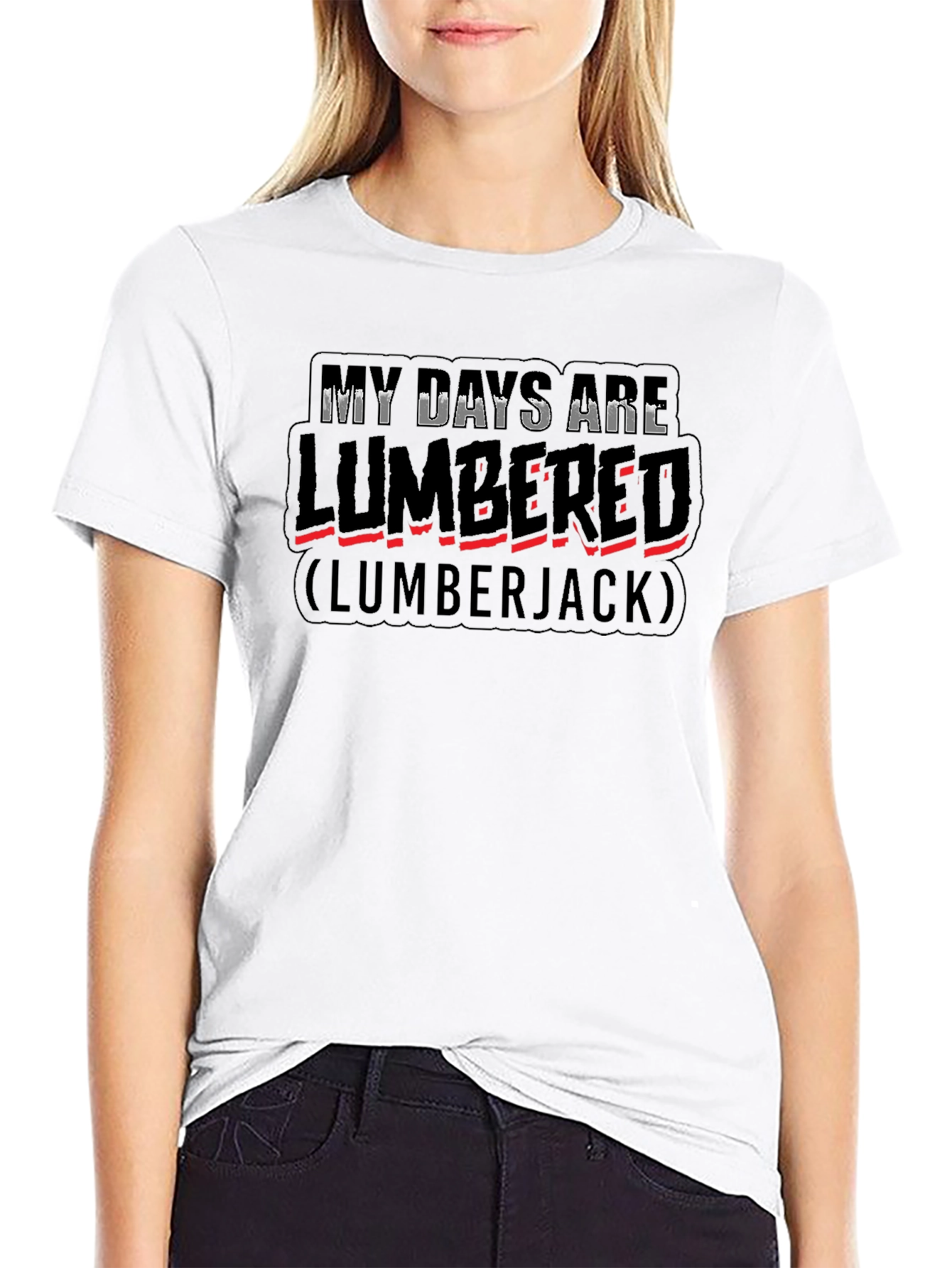 Lumbered Lumberjack Graphic T-Shirt