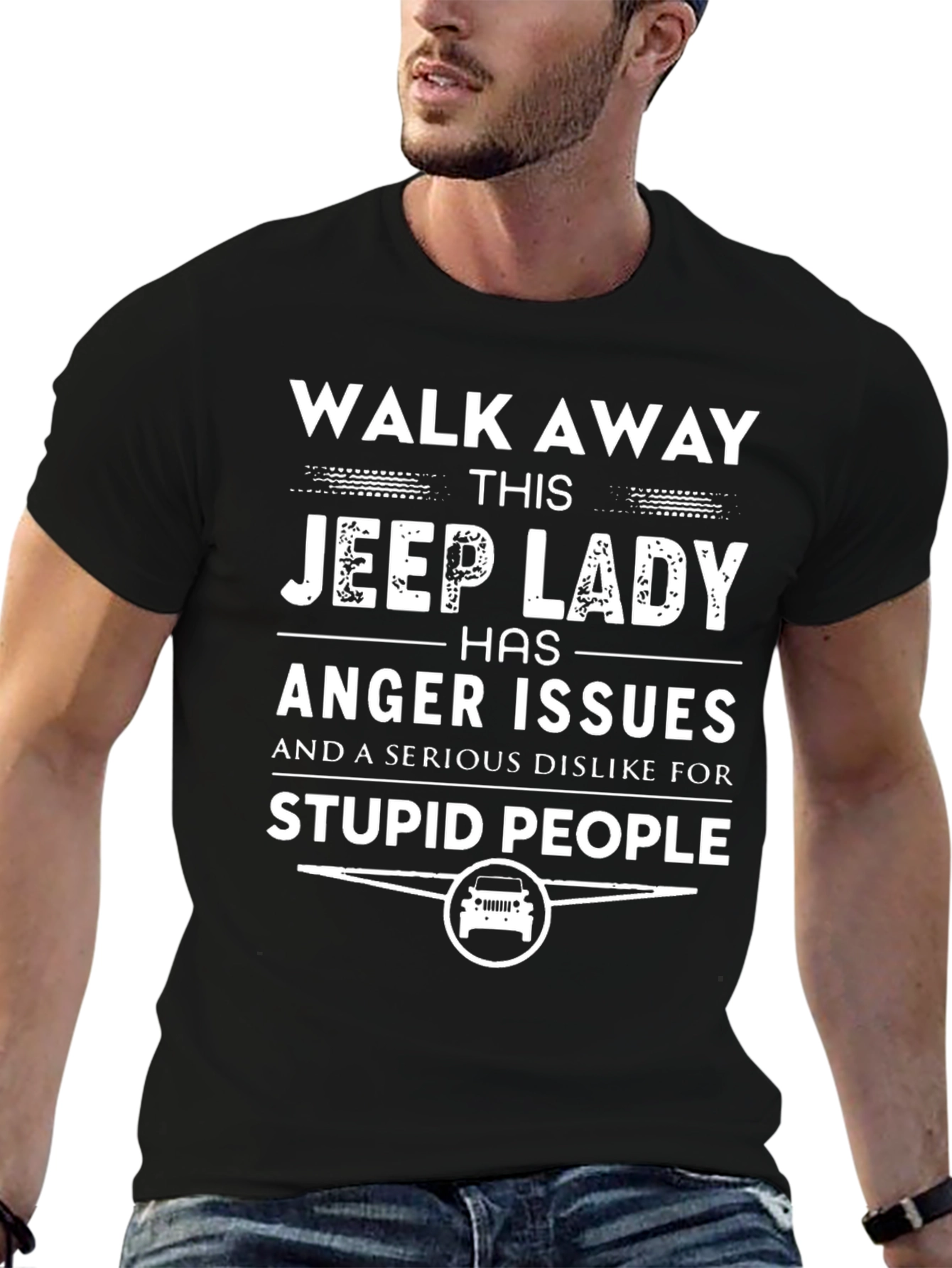 Jeep Lady T-Shirt: Walk Away Anger Issues