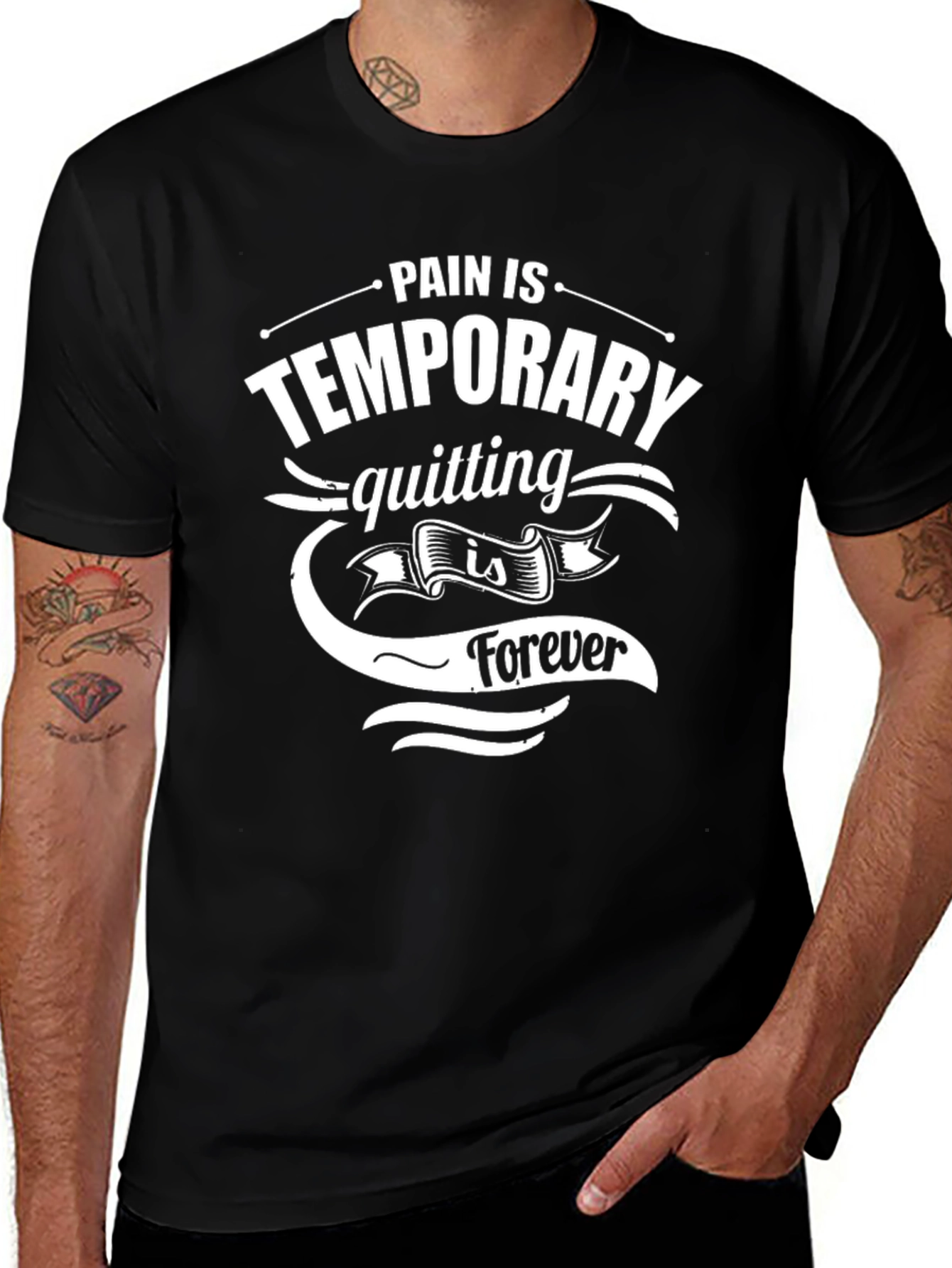 Pain is Temporary Graphic T-Shirt