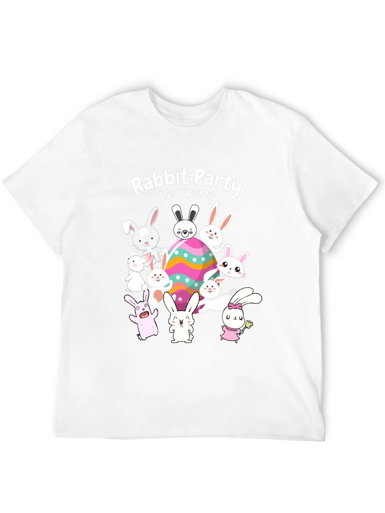 Rabbit Party Easter T-Shirt